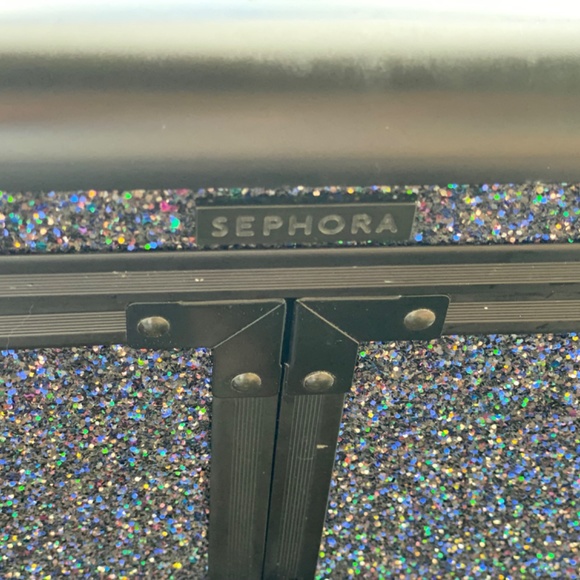 SEPHORA COLLECTION Dark Rainbow Large Traincase RARE Limited Edition Mak… - Picture 3 of 12